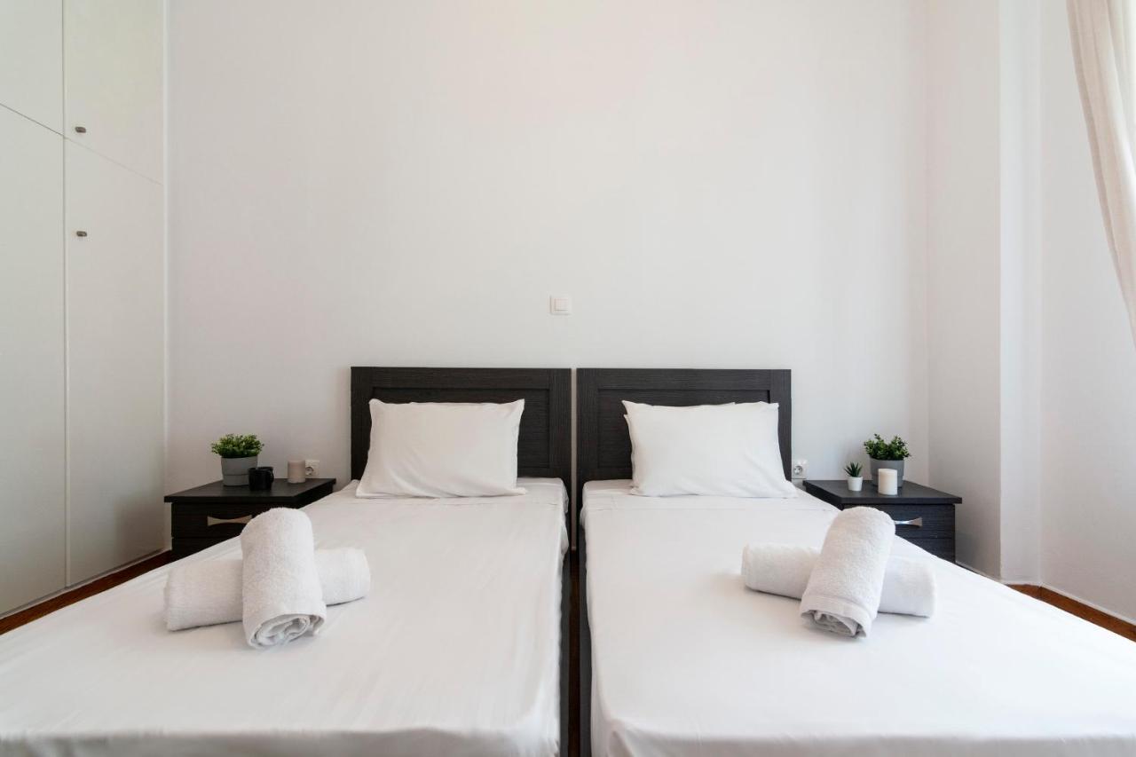 Modern 2Bd Apt In Athens , 3-Min Metro Extérieur photo