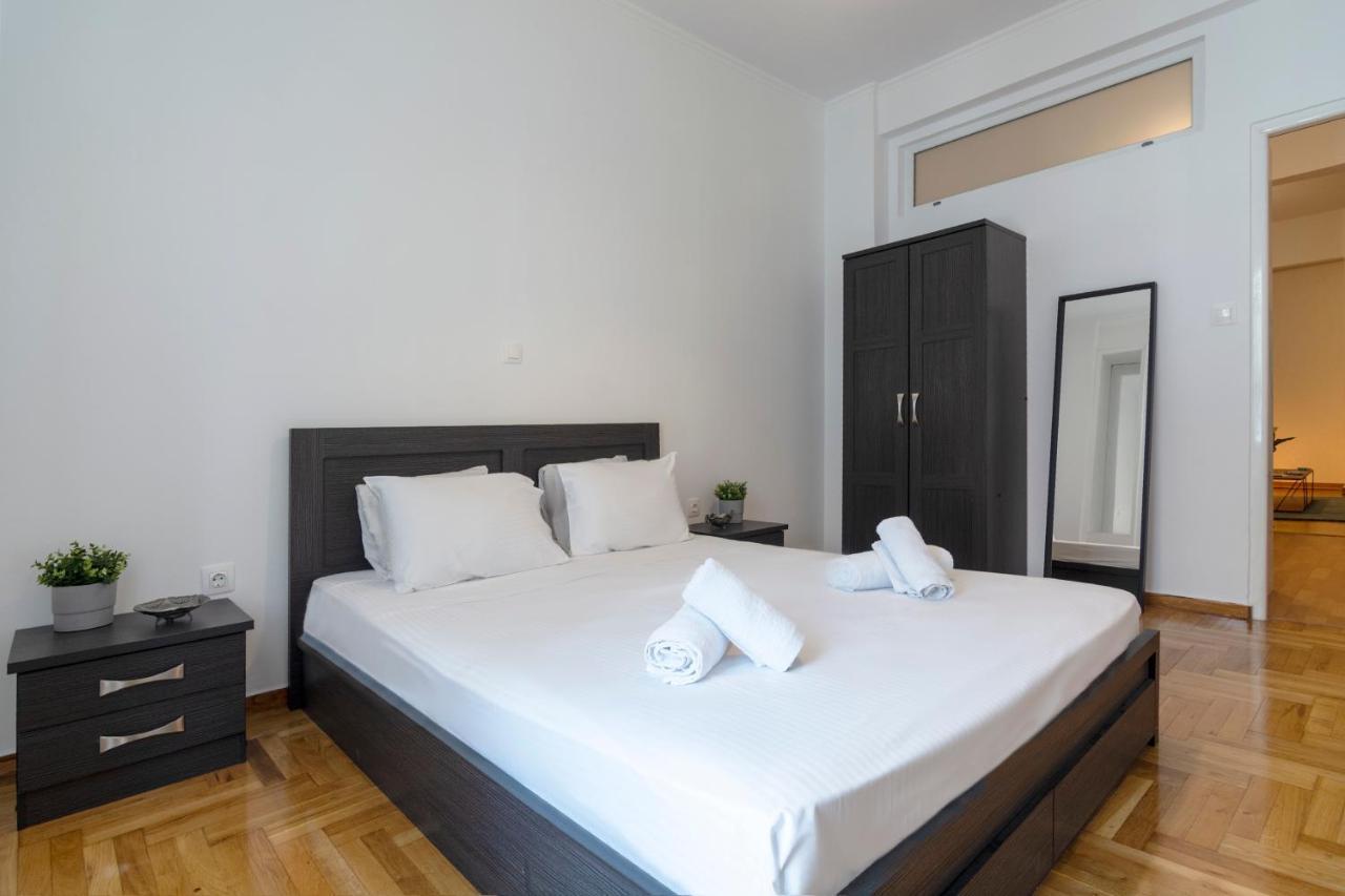 Modern 2Bd Apt In Athens , 3-Min Metro Extérieur photo