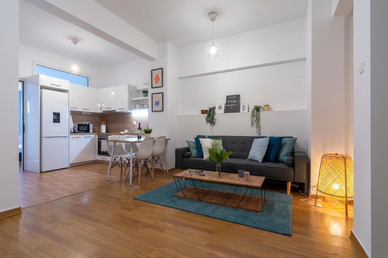 Modern 2Bd Apt In Athens , 3-Min Metro Extérieur photo